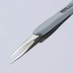 KNIPEX 92 21 14 ESD Precision Tweezers with rubber handles ESD, 130mm