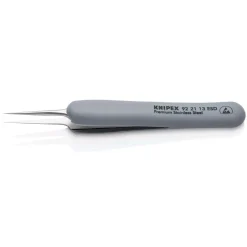 KNIPEX 92 21 13 ESD Precision Tweezers with rubber handles ESD, 112mm