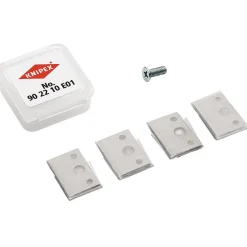 KNIPEX 90 22 10 E01 Spare Blades for KNIPEX 90 22 10 BK (Pack of 4), for Stock No. 03517