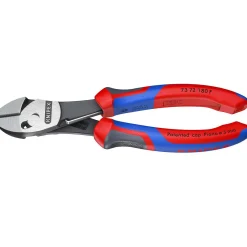 KNIPEX 73 72 180 F TwinForce® High Performance Diagonal Cutter with Opening Spring, 180mm