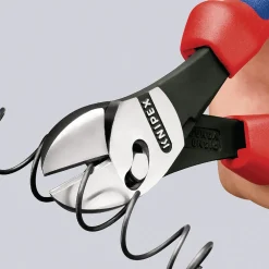 KNIPEX 73 72 180 F TwinForce® High Performance Diagonal Cutter with Opening Spring, 180mm