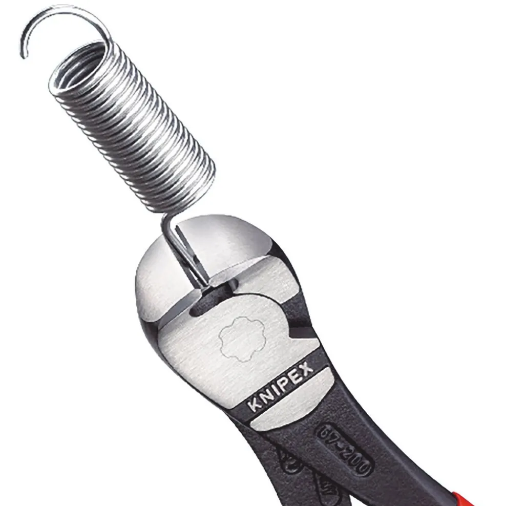 KNIPEX 67 01 140 High Leverage End Cutting Nippers, 140mm