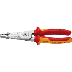 KNIPEX 13 76 200 ME VDE Wire Stripper with Multi-Component Grips, 200mm