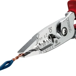 KNIPEX 13 76 200 ME VDE Wire Stripper with Multi-Component Grips, 200mm