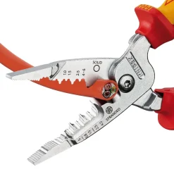 KNIPEX 13 76 200 ME VDE Wire Stripper with Multi-Component Grips, 200mm