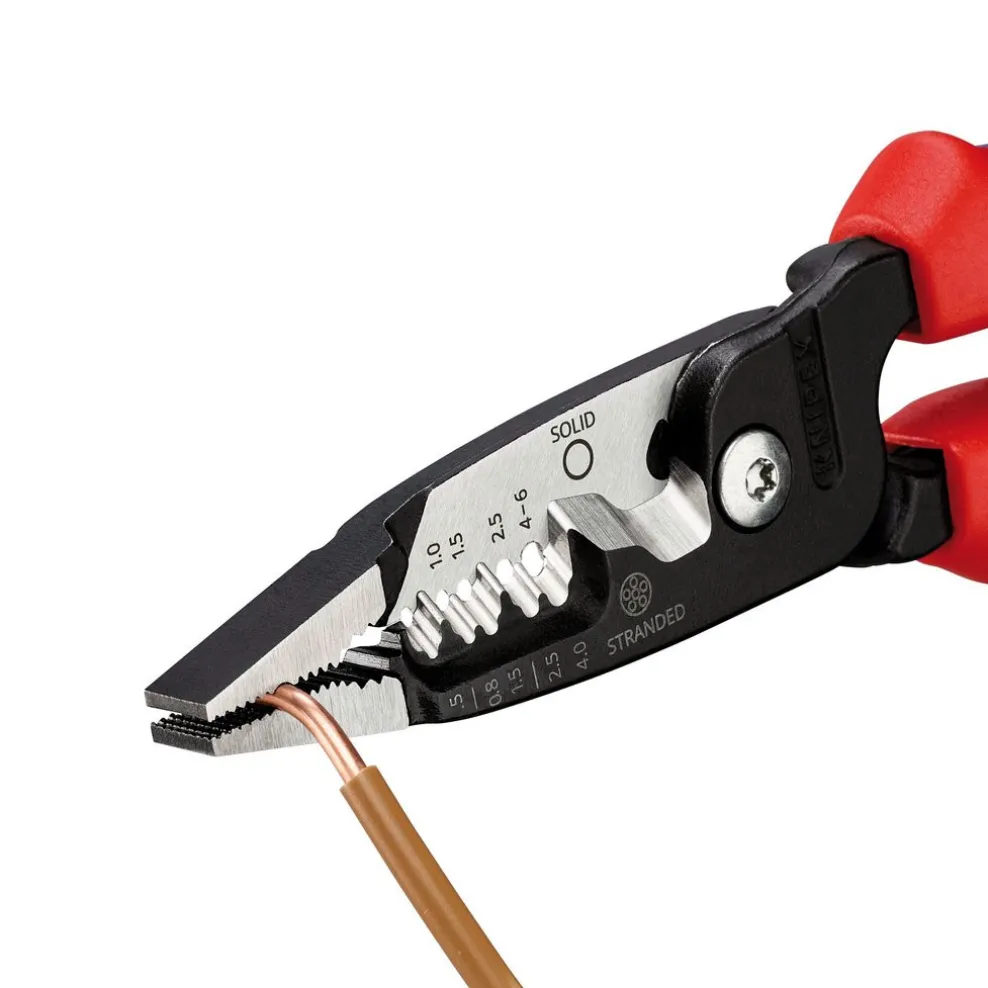 KNIPEX 13 72 200 ME Wire Stripper with Multi-Component Grips, 200mm