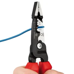 KNIPEX 13 72 200 ME Wire Stripper with Multi-Component Grips, 200mm