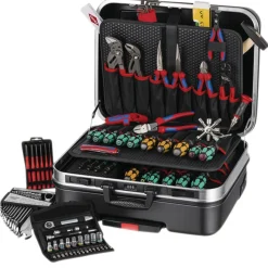 KNIPEX 00 21 06 M Tool Case “BIG Basic Move” Mechanic, 90 Parts