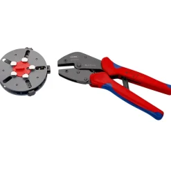KNIPEX 97 33 01 MultiCrimp® Lever Action Crimping Pliers, 0.25 — 6.0 mm² Capacity, 250mm