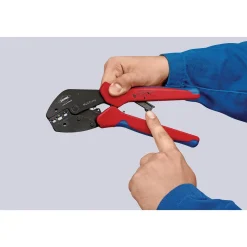 KNIPEX 97 33 01 MultiCrimp® Lever Action Crimping Pliers, 0.25 — 6.0 mm² Capacity, 250mm