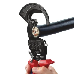 KNIPEX 95 31 250 Ratchet Action Cable Cutter, 250mm