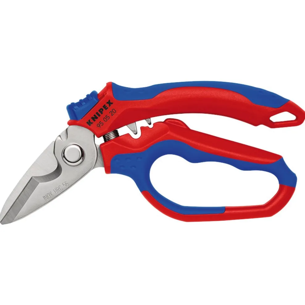 KNIPEX 95 05 20 SB Angled Electricians' Shears, 160mm
