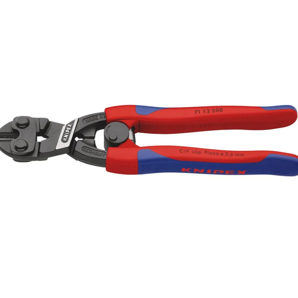KNIPEX 71 12 200 SB CoBolt® Compact Bolt Cutter with Sprung Handles, 200mm