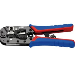 KNIPEX 97 51 13 SB Crimping Pliers for RJ45 Western plugs, 190mm
