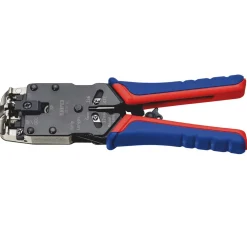 KNIPEX 97 51 12 SB Crimping Pliers for Western plugs, 200mm