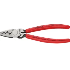 KNIPEX 97 71 180 SB Crimping Pliers for Wire Ferrules, 180mm
