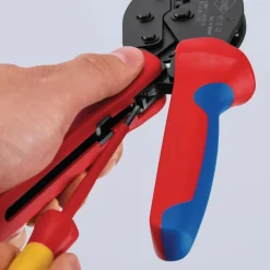KNIPEX 97 52 42 SB PreciForce® Crimping Pliers for MC4/MC4 EVO, 220mm