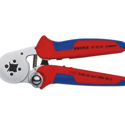 KNIPEX 97 55 04 SB Self-Adjusting Crimping Pliers, 180mm
