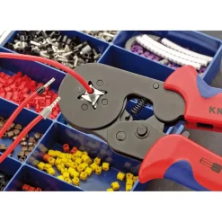 KNIPEX 97 53 04 SB Self-Adjusting Crimping Pliers,2 x 6 mm², 180mm