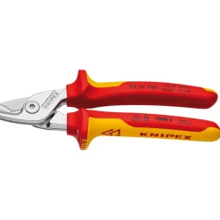 KNIPEX 95 16 160 SB StepCut® VDE Insulated Cable Shears, 160mm