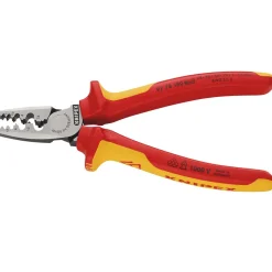 KNIPEX 97 78 180 SB VDE Crimping Pliers for Wire Ferrules, 180mm