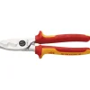 KNIPEX 95 16 200 SB VDE Insulated Cable Shears with Twin Cutting Edge, 200mm