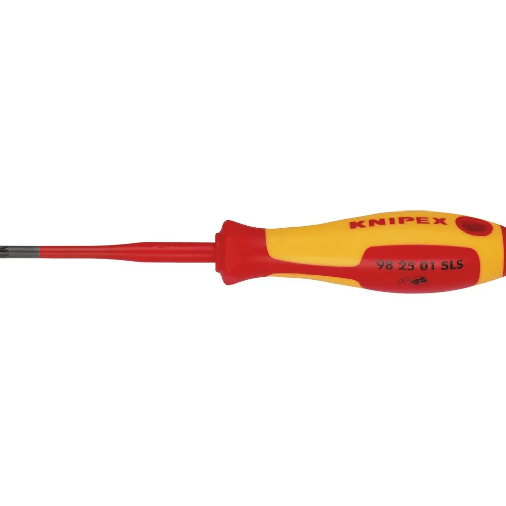 KNIPEX 98 25 01 SLS VDE Insulated Plus/Minus Pozidriv® Screwdriver, PZ/S1 x 80mm