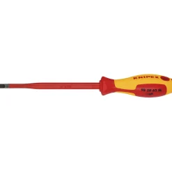 KNIPEX 98 20 65 SL VDE Insulated Slotted Screwdriver, 6.5 x 150mm - Slim