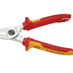 KNIPEX 95 16 165 T BK VDE Cable Shears, 165mm