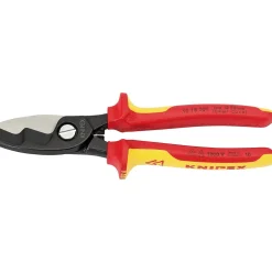KNIPEX 95 18 200UKSBE VDE Fully Insulated Cable Shears, 200mm