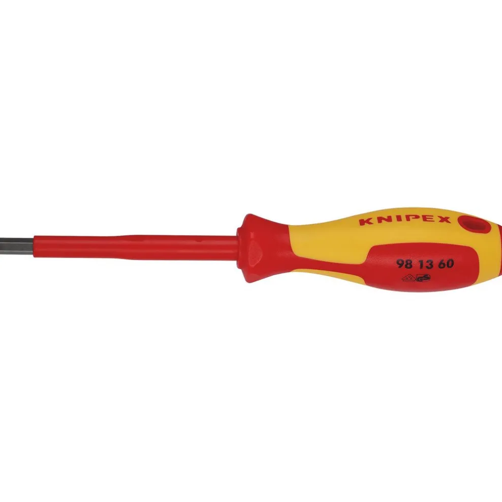 KNIPEX 98 13 60 VDE Insulated Hexagon Screwdriver, 6 x 75mm