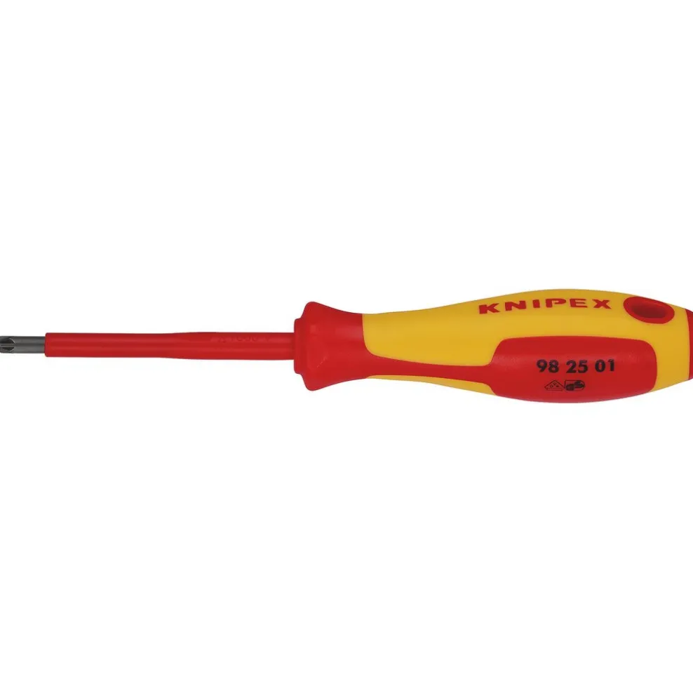 KNIPEX 98 25 01 VDE Insulated Pozidriv® Screwdriver, PZ1 x 80mm