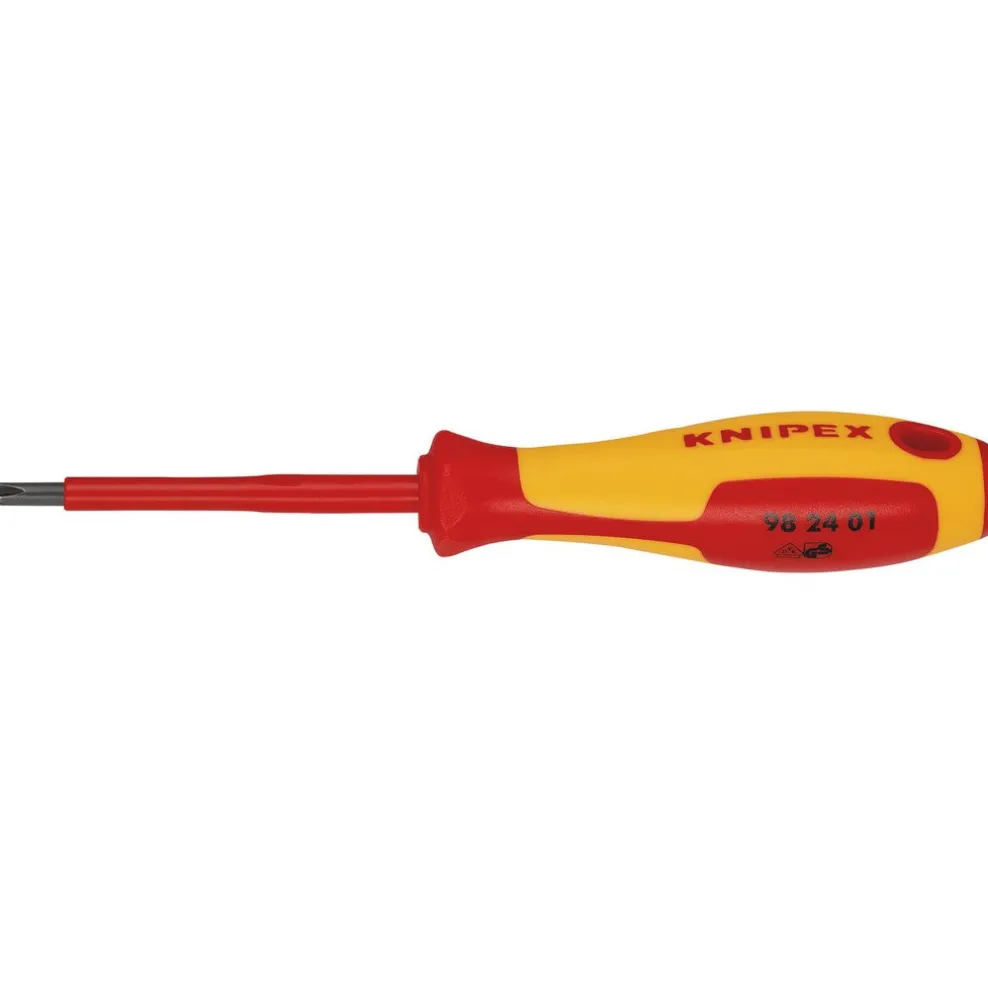 KNIPEX 98 24 01 VDE Insulated Screwdriver, PH1 x 80mm