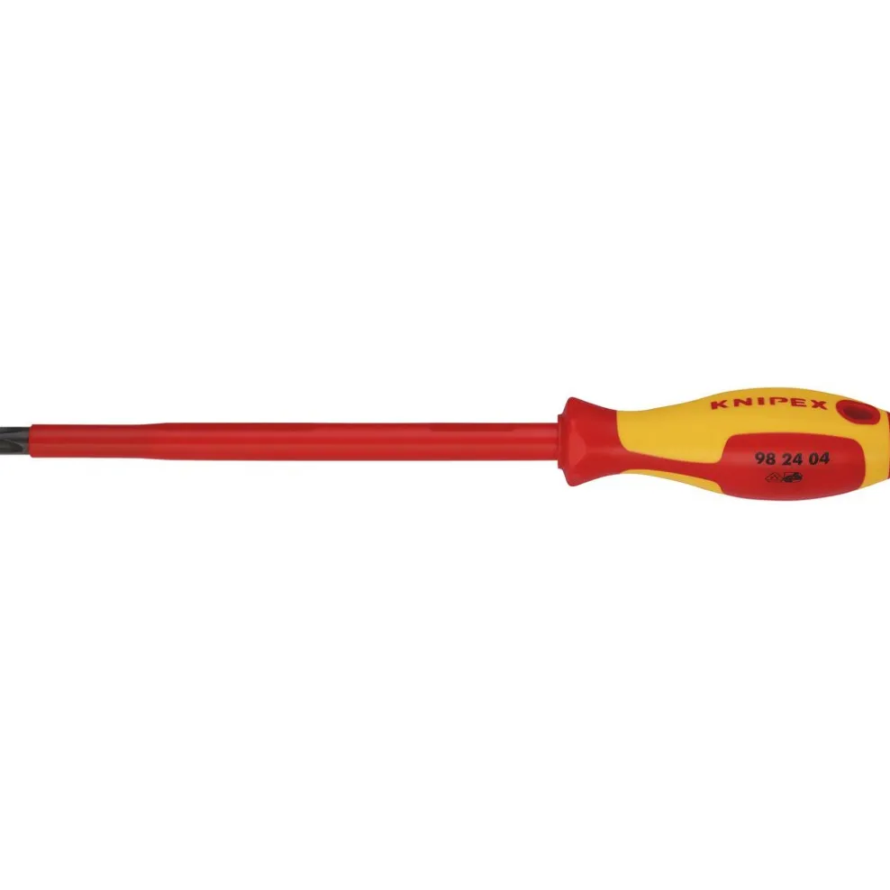KNIPEX 98 24 04 VDE Insulated Screwdriver, PH4 x 200mm