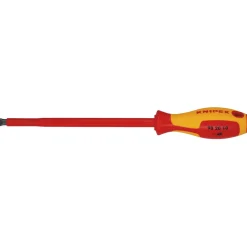 KNIPEX 98 20 10 VDE Insulated Slotted Screwdriver, 10 x 200mm