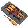 KNIPEX 00 20 12 V03 VDE Phillips®/Pozidriv® Screwdriver Set, 6 Parts