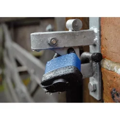 Laminated Steel Padlock and 2 Keys with Hardened Steel Shackle and Bumper, 54mm