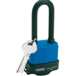 Laminated Steel Padlock with Extra Long Shackle, 45mm