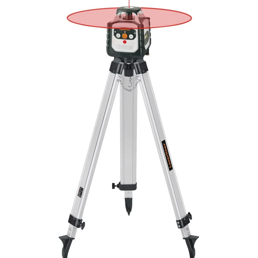 Laserliner 052.205A Cubus 210 S Set Rotary Laser Kit, 1500mm