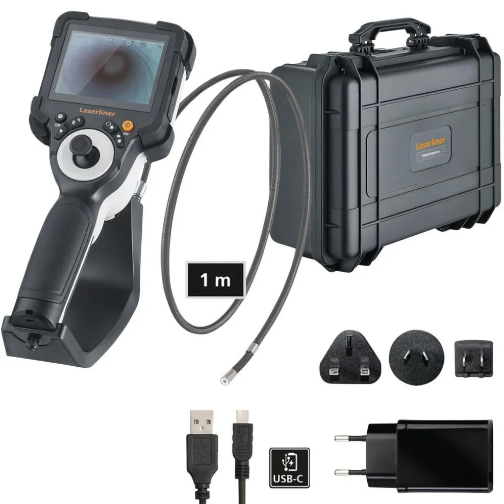 Laserliner 082.235A VideoInspector 3DX Professional Video Inspection System (9 mm; 1 m)