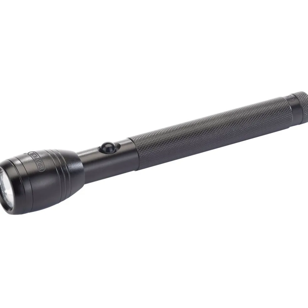 LED Aluminium Hand Torch, 5W, 20 Lumens, 2 x AA Batteries Required