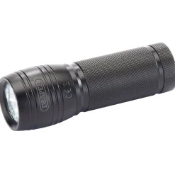 LED Aluminium Hand Torch, 5W, 45 Lumens, 3 x AAA Batteries Required