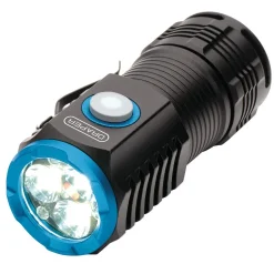 LED Rechargeable Pocket Torch, 3 x 8W, 1800 Lumens, USB-C Cable Supplied