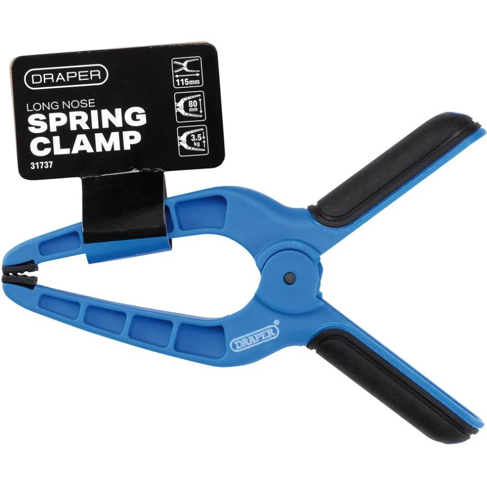 Long Nose Spring Clamp, 115mm