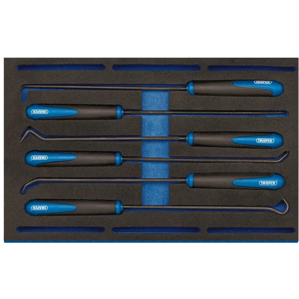 Long Reach Hook and Pick Set in 1/4 Drawer EVA Insert Tray (6 Piece)