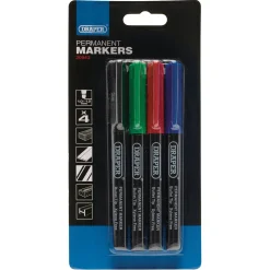 Marker Pens, Multicoloured (Pack of 4)