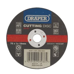 Metal Cutting Disc, 75 x 1 x 10mm