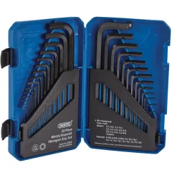 Metric/Imperial Combined Long Pattern Hexagon Key Set (30 Piece)