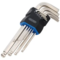Metric Long Arm Ball End Hex Key Set (9 Piece)