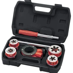 Metric Ratchet Pipe Threading Kit (7 Piece)